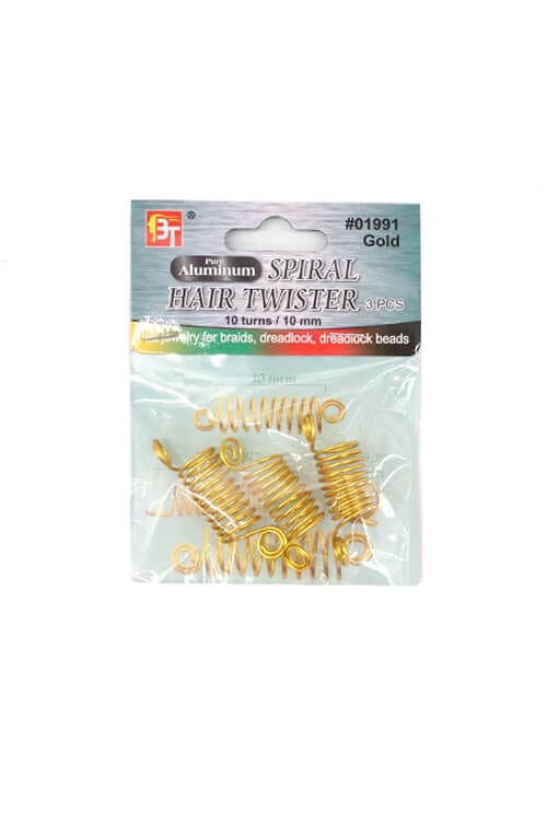 Beauty Town Spiral Hair Twisters Packaging Gold Version 2