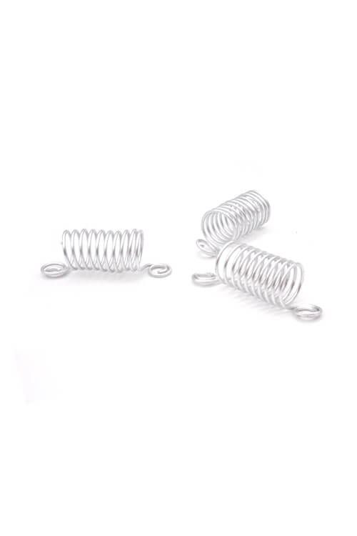 Beauty Town Spiral Hair Twisters Side Angle Silver