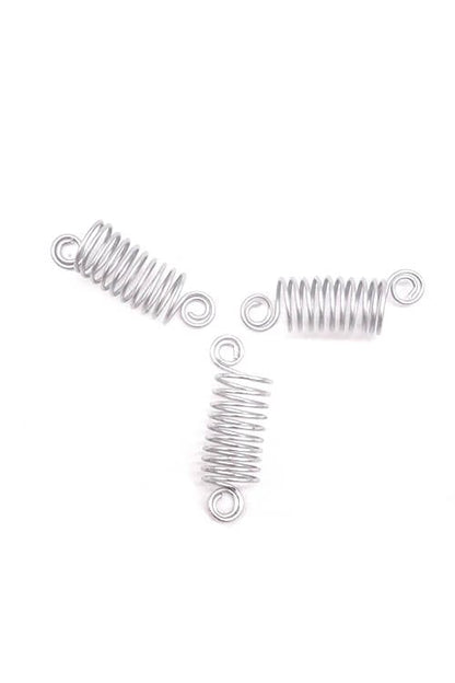 Beauty Town Spiral Hair Twisters Top Angle Silver