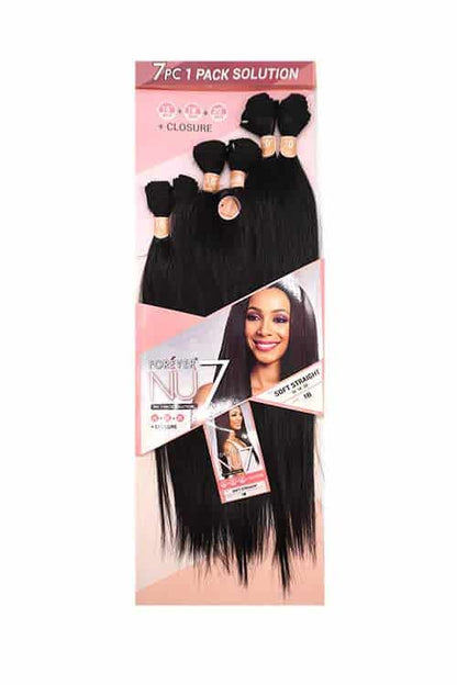 Bobbi Boss Forever Nu Soft Straight 7 PC Packaging
