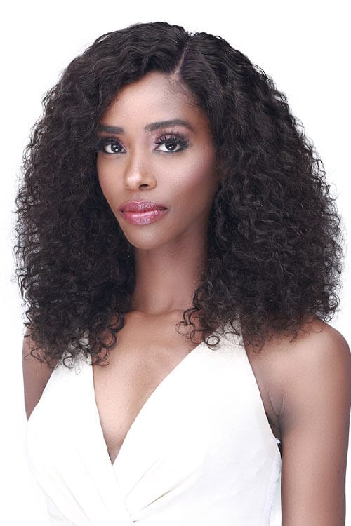 Bobbi Boss MHLF538 Camryn Wet N Wavy Human Hair Lace Wig United