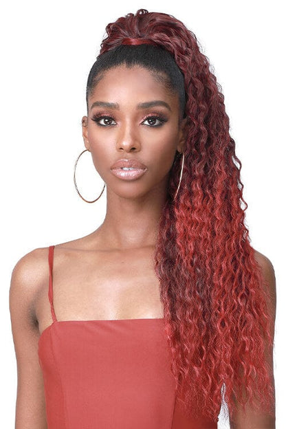 Bobbi Boss Tress Up Ponytail Brazilian Wave 28" Front