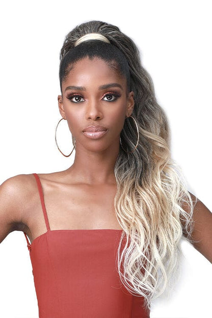 Bobbi Boss Tress Up Ponytail Loose Wave 28" Front
