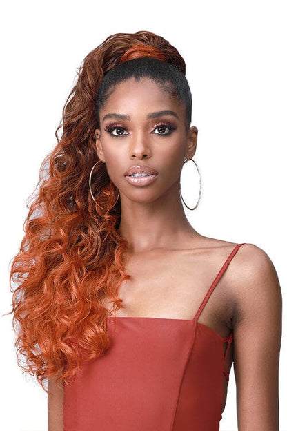 Bobbi Boss Tress Up Ponytail Ocean Wave 28" Front