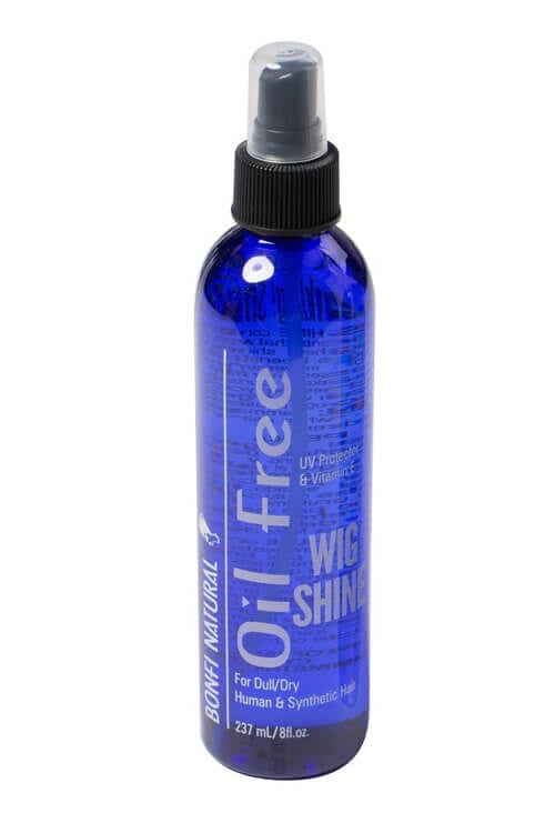 Bonfi Natural Oil Free Wig Shine Spray for Human or Synthetic Hair