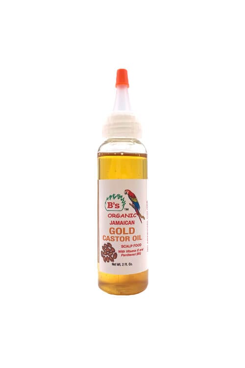 B's Organic Jamaican Gold Castor Oil 2 oz