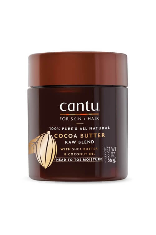 Cantu 100% Pure Raw Blend Cocoa Butter for Skin and Hair 5.5 oz