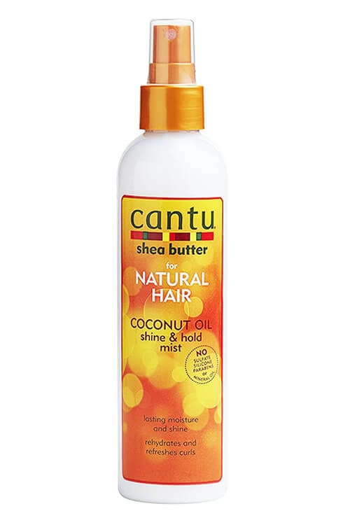 Cantu Shea Butter for Natural Hair Coconut Oil Shine and Hold Mist 8 oz
