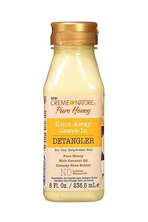 Cream of Nature Pure Honey Knot Away Leave-In Detangler 8 oz