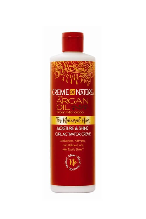 Creme of Nature Argan Oil for Natural Hair Moisture & Shine Curl Activator Creme 12 oz