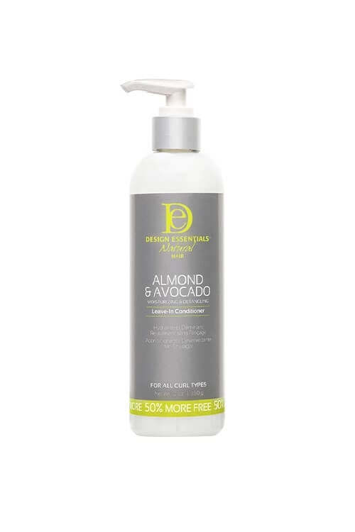 Design Essentials Natural Hair Almond & Avocado Moisturizing & Detangling Leave-In Conditioner 12 oz