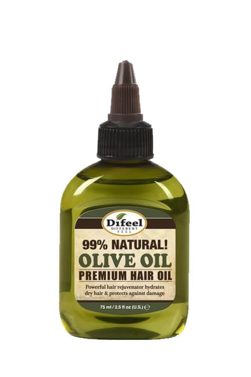 Difeel Premium Natural Olive Oil Hair Oil 2.5 oz