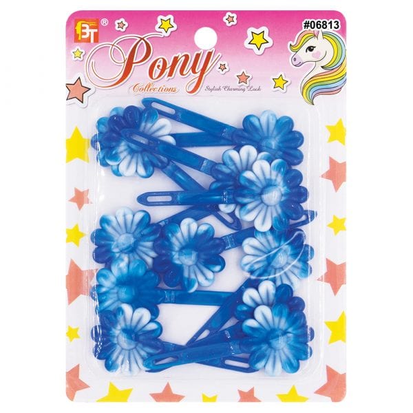 Beauty Town Two-Tone Daisy Barrettes