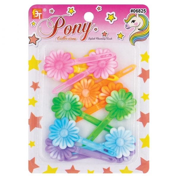 Beauty Town Two-Tone Daisy Barrettes