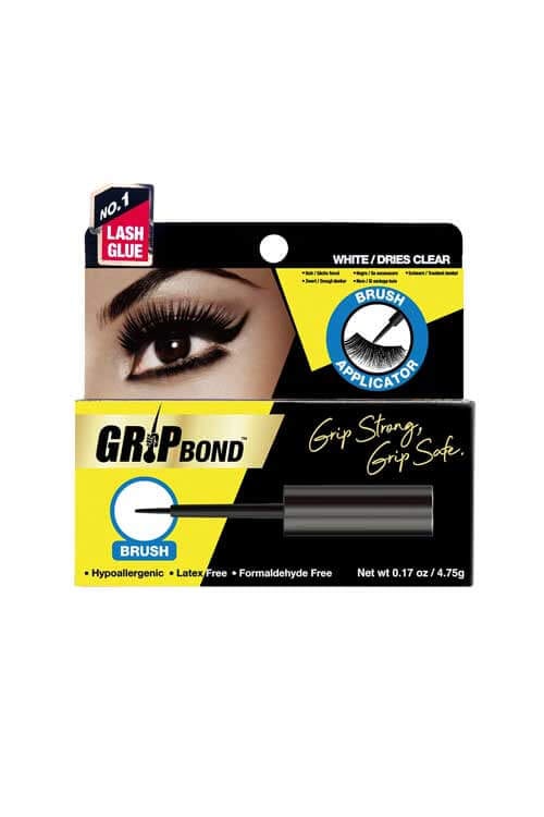 Ebin Grip Bond Eyelash Adhesive Brush Tip Black Packaging