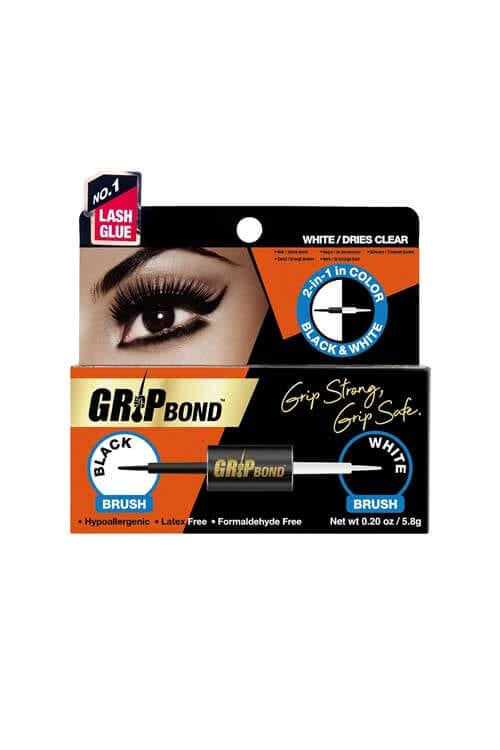 Ebin Grip Bond Eyelash Adhesive Dual Brush Applicator Packaging