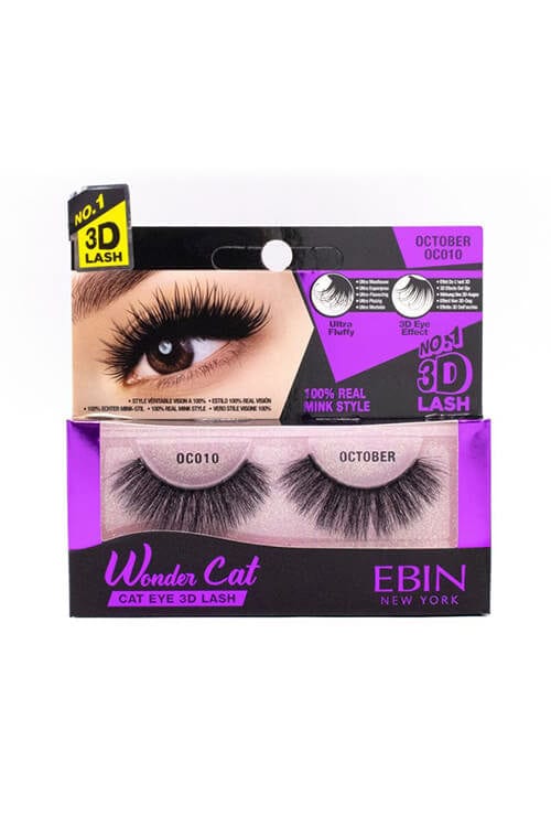 Ebin Wonder Cat - Cat Eye 3D Lashes 100% Real Mink Style