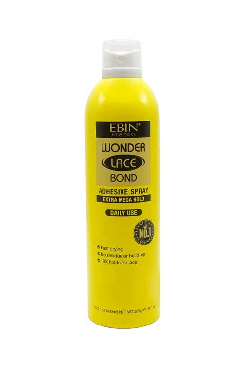 Ebin Wonder Lace Bond Adhesive Spray Extra Mega Hold 6.08oz