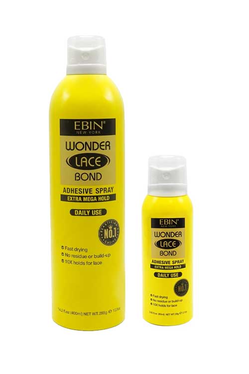 Ebin Wonder Lace Bond Spray Comparison