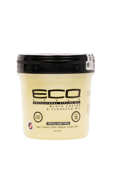 Ecoco Eco Style Professional Black Castor & Flaxseed Oil Styling Gel 32 oz