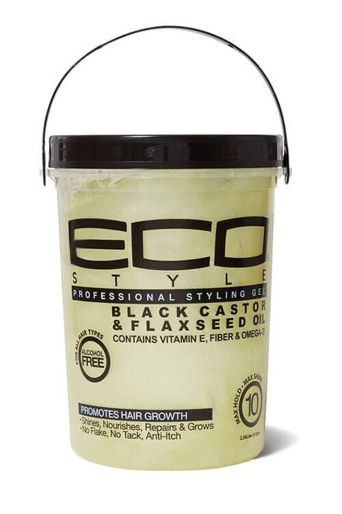 Ecoco Eco Style Professional Black Castor & Flaxseed Oil Styling Gel 5 LB