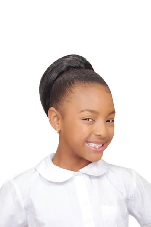 Eve Hair My Angel Kid-2 Drawstring Synthetic Ponytail Front