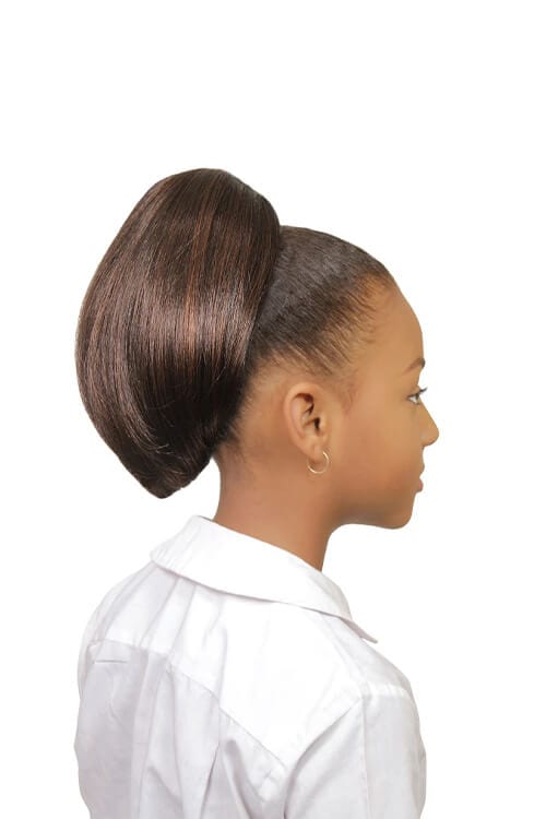 Eve Hair My Angel Kid-3 Drawstring Synthetic Ponytail Side