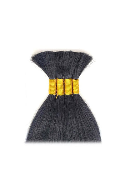 Eve Hair Cleopatra 100% Human Hair Bulk Braid Tips Top-Down View