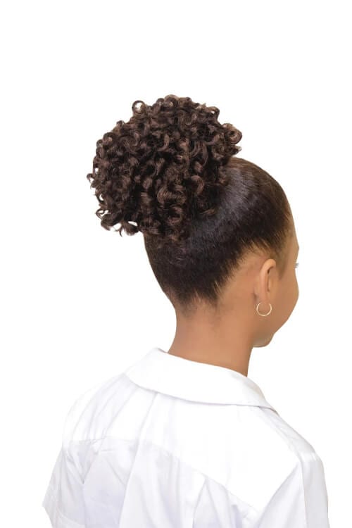 Eve Hair My Angel Kid-7 Drawstring Synthetic Ponytail Back