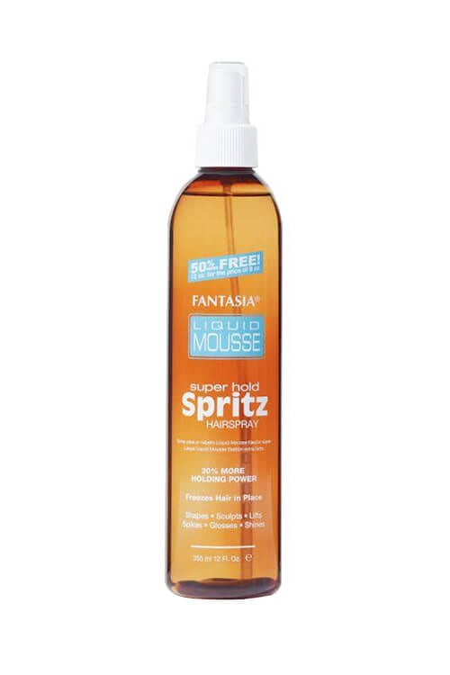 Fantasia Liquid Mousse Super Hold Spritz Hairspray 12 oz