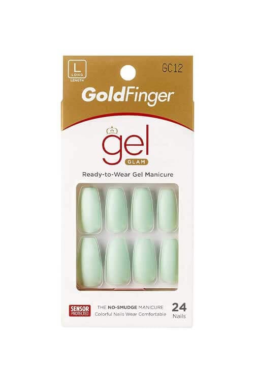 Gold Finger Gel Glam Manicure GC12 Packaging Front