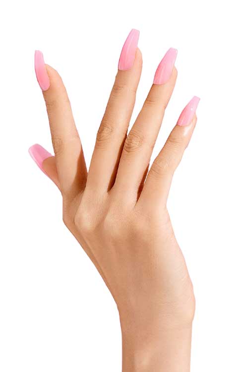 Gold Finger Gel Glam Manicure GC16 Model Side