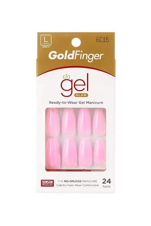Gold Finger Gel Glam Manicure GC16 Packaging Front
