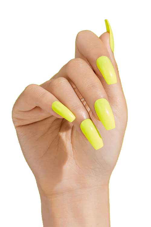 Gold Finger Gel Glam Manicure GC18 Hand Model