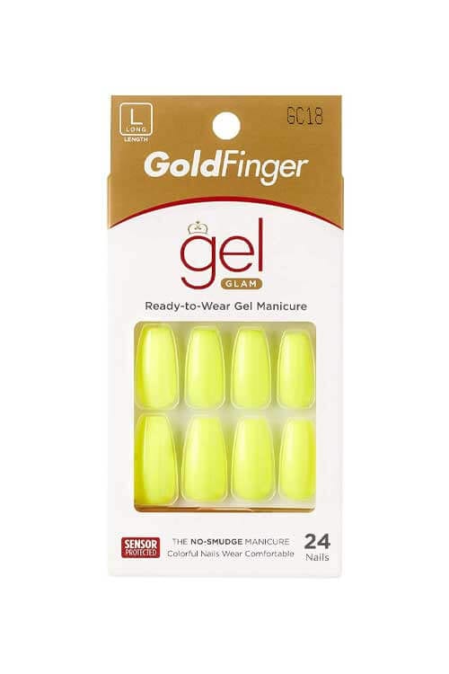 Gold Finger Gel Glam Manicure GC18 Packaging Front