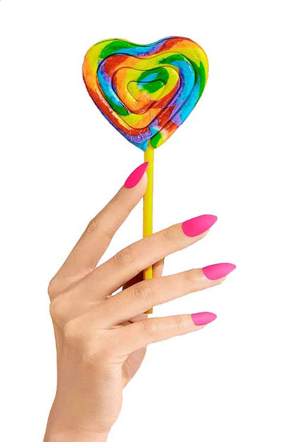 Gold Finger Gel Glam Manicure GC19 Hand Model Side