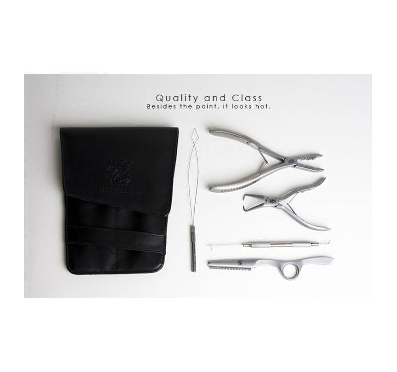 Hair Couture 5PC Tool Kit With Leather Holster