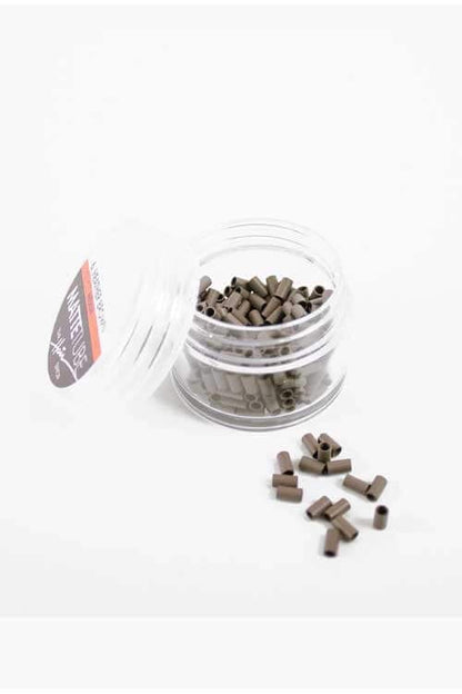 The Hair Shop Matte Tube Silicone Lined Medium Heather Brown