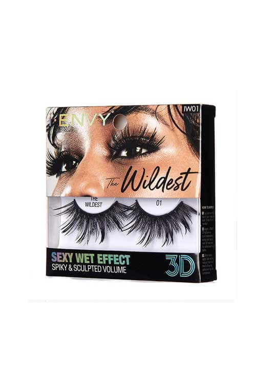 Kiss i-Envy The Wildest Wet Effect Lashes IW01 Packaging Side