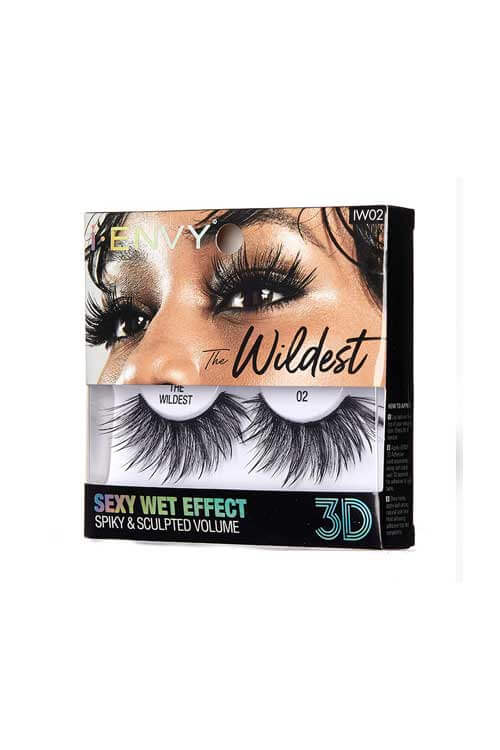 Kiss i-Envy The Wildest Wet Effect Lashes IW02 Packaging Side