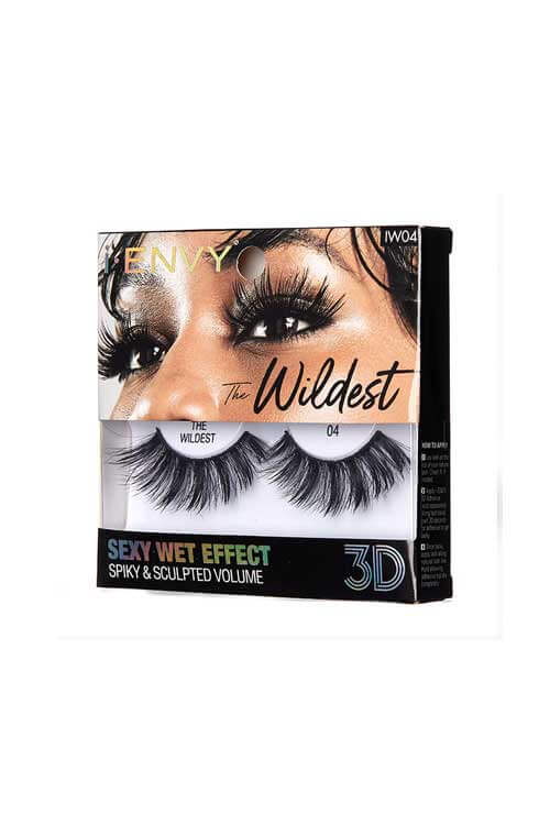 Kiss i-Envy The Wildest Wet Effect Lashes IW04 Packaging Side