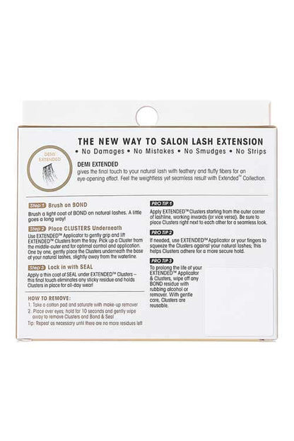 i-Envy V-Luxe Extended Collection Lash Cluster Variety Pack VE Packaging Back