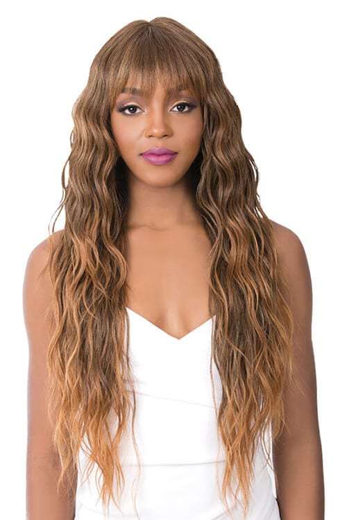It's A Wig Angelica Model Brown Front