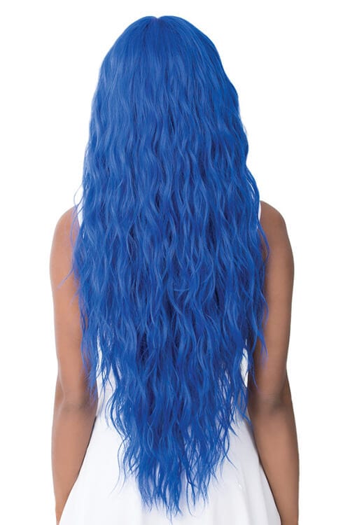 It's A Wig Angelica Model Royal Blue Back