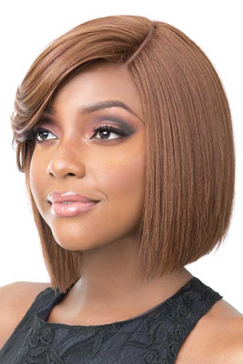 Its A Wig Annalise Model brown Side