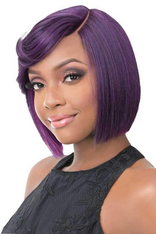 Its A Wig Annalise Model Purple Side