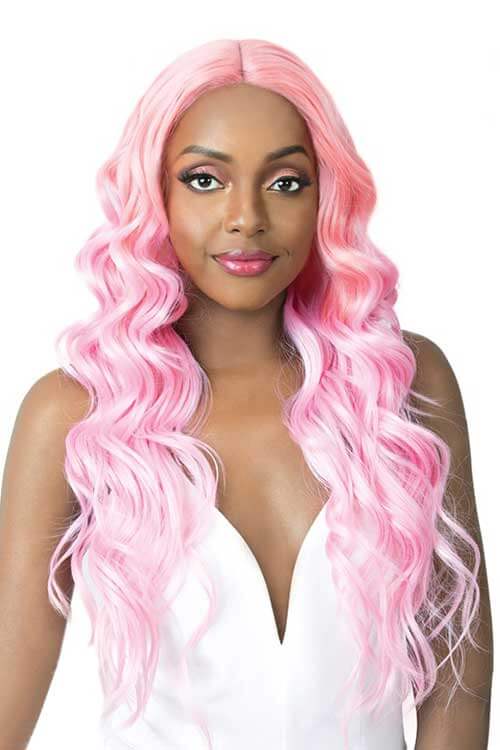 Its A Wig Unicorn Pink Wig Front