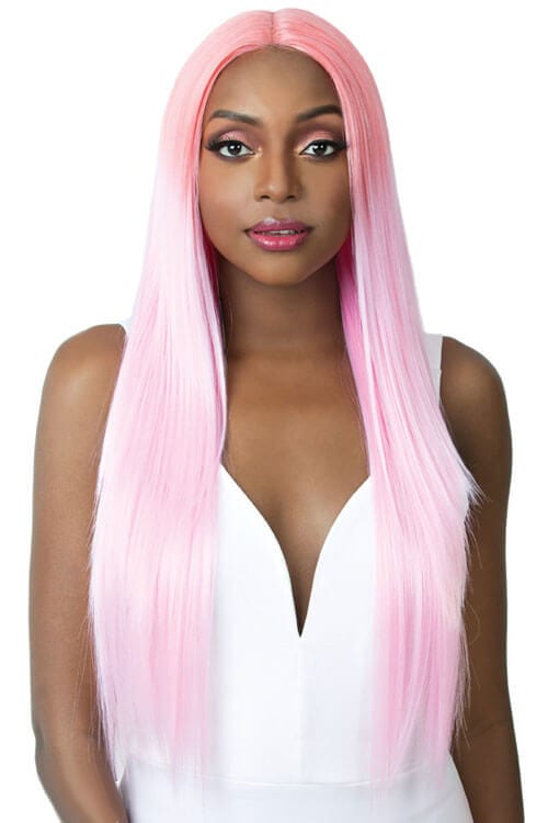 It's A Wig Unicorn Straight Wig Model Pink Front
