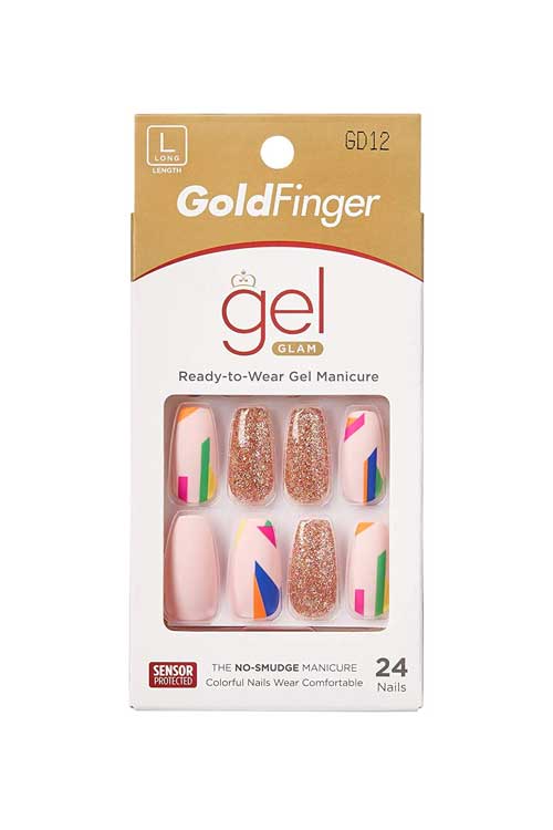 Kiss Gold Finger Gel Glam GD12 Packaging Front