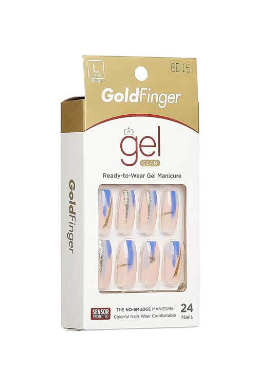 Kiss Gold Finger Gel Glam GD15 Packaging Side